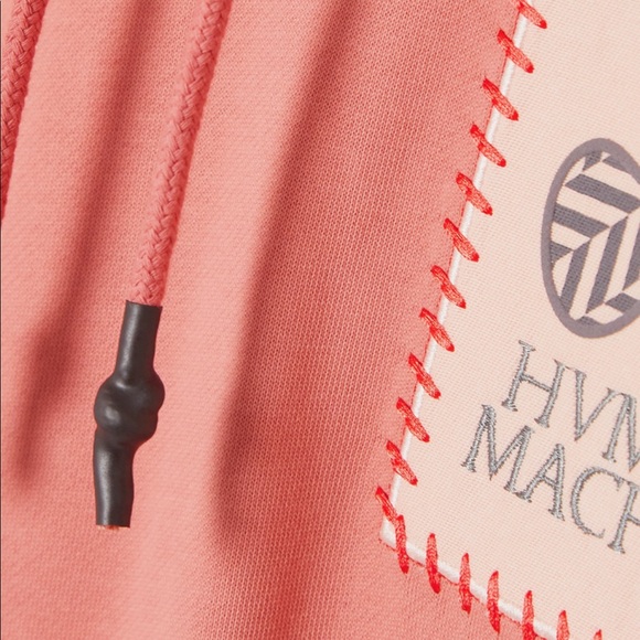 MCQ Alexander McQueen In Dust appliquéd cotton-jersey hoodie - Picture 5 of 17